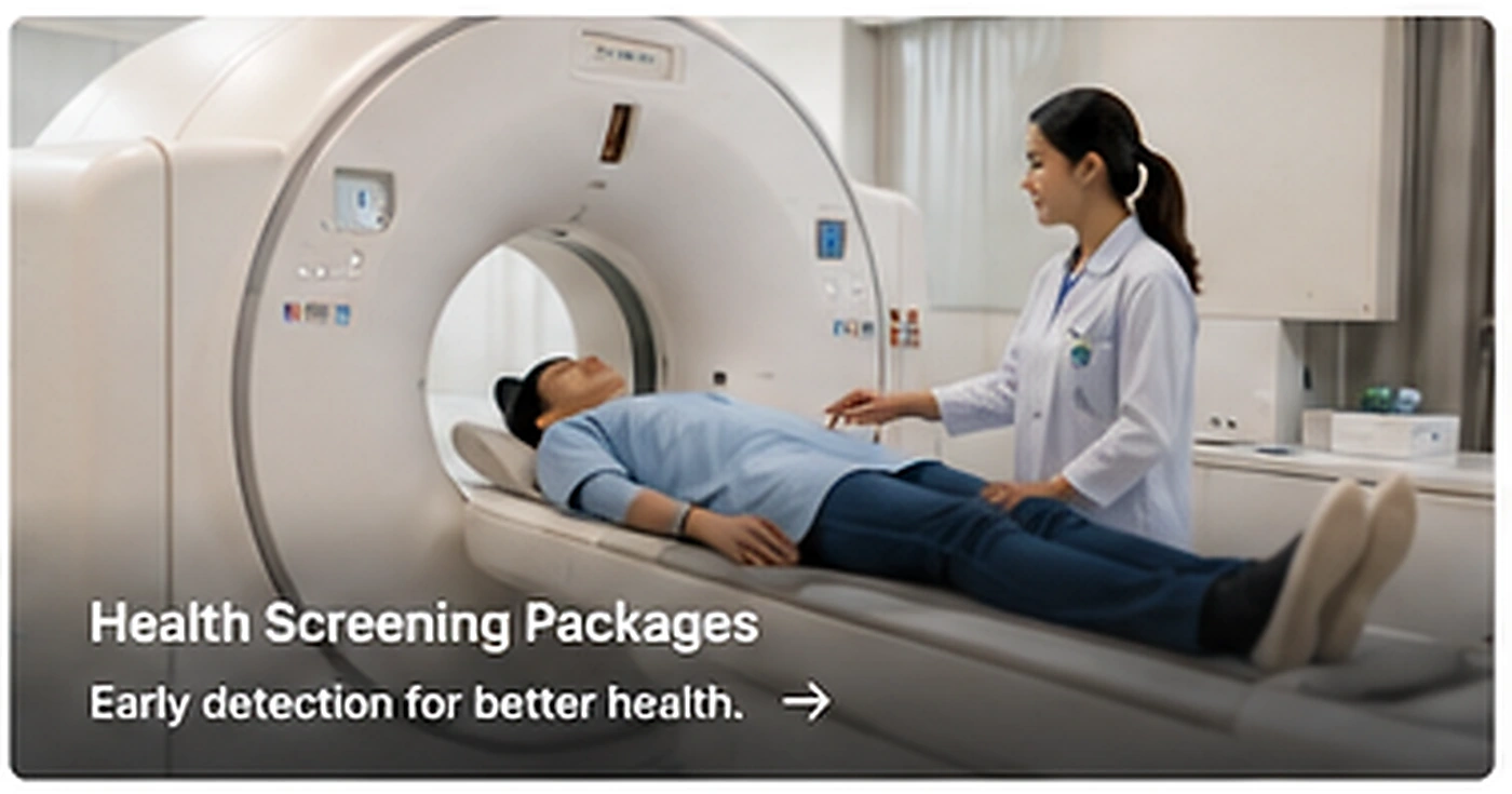 Patient undergoing an MRI scan with a radiology professional